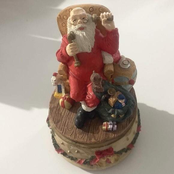 Jay Import Co. Other - Vintage Jay Import Co. Santa Music Box Made In China Plays Jingle Bells